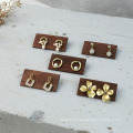 Support de bijoux en bois support de boucles d&#39;oreilles en bois support